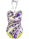 EMILIO PUCCI REVERSIBLE PSYCHEDELIC PRINTED SWIMSUIT