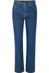 ACNE STUDIOS ORGANIC HIGH-RISE STRAIGHT-LEG JEANS