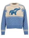 ALANUI HANDMADE SEQUINS ELEPHANT SWEATER,11010890