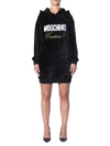 Moschino Sweat Dress In Nero