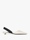 PROENZA SCHOULER PROENZA SCHOULER WHITE 25 PATENT LEATHER MULES,PS33031A1009114031156