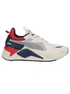 Puma Rs X Hard Drive Sneakers In White/peacoat