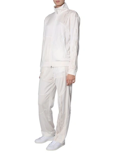 Adidas Originals By Danielle Cathari Zip Sweatshirt In White