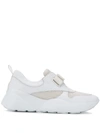 EMILIO PUCCI TOUCH-STRAP PANELLED SNEAKERS