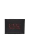 GIVENCHY GIVENCHY ADDRESS PRINT CARD HOLDER - 黑色