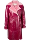 EMILIO PUCCI BORDEAUX SHEARLING JACKET