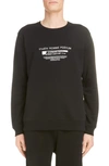 GIVENCHY LOGO GRAPHIC COTTON SWEATSHIRT,BMJ03Z30AF