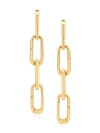 Monica Vinader 18k Yellow Gold Alta Capture Charm Cocktail Drop Earrings