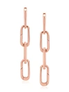 Monica Vinader 18k Rose Gold Alta Capture Charm Cocktail Drop Earrings In Gold