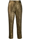 ETRO METALLIC FINISH TROUSERS