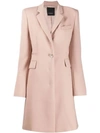 PINKO FITTED SINGLE-BREASTED COAT