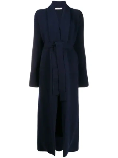 The Row Hera Wool-blend Coat In Blue