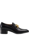 GUCCI CHAIN DETAIL LOAFERS