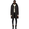 MONCLER MONCLER BLACK DOWN FLAMMETTE COAT