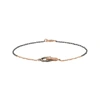 PEARLS BEFORE SWINE PEARLS BEFORE SWINE ROSE GOLD DOUBLE LINK BRACELET