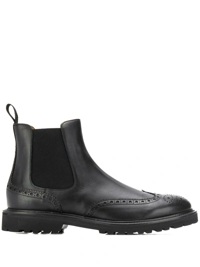 Scarosso Chelsea Boots In Black