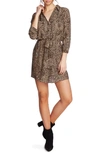 1.STATE PATCH POCKET LEOPARD PRINT SHIRTDRESS,8159941