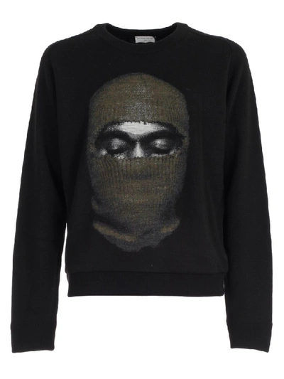 Ih Nom Uh Nit Sweater L/s Jacquard Kanye Mask In Black