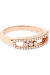 Messika Baby Move 18-karat Rose Gold Diamond Ring In Rose Gold