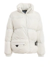 PRADA QUILTED NYLON OVER PUFFER JACKET