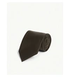 Prada Classic Satin Tie In Black