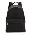 DOLCE & GABBANA MEN'S SOLID LEATHER BACKPACK,PROD149110260