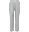 AGNONA WOOL AND CASHMERE-BLEND PANTS,P00385653