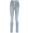 OFF-WHITE HIGH-RISE SKINNY JEANS,P00406257