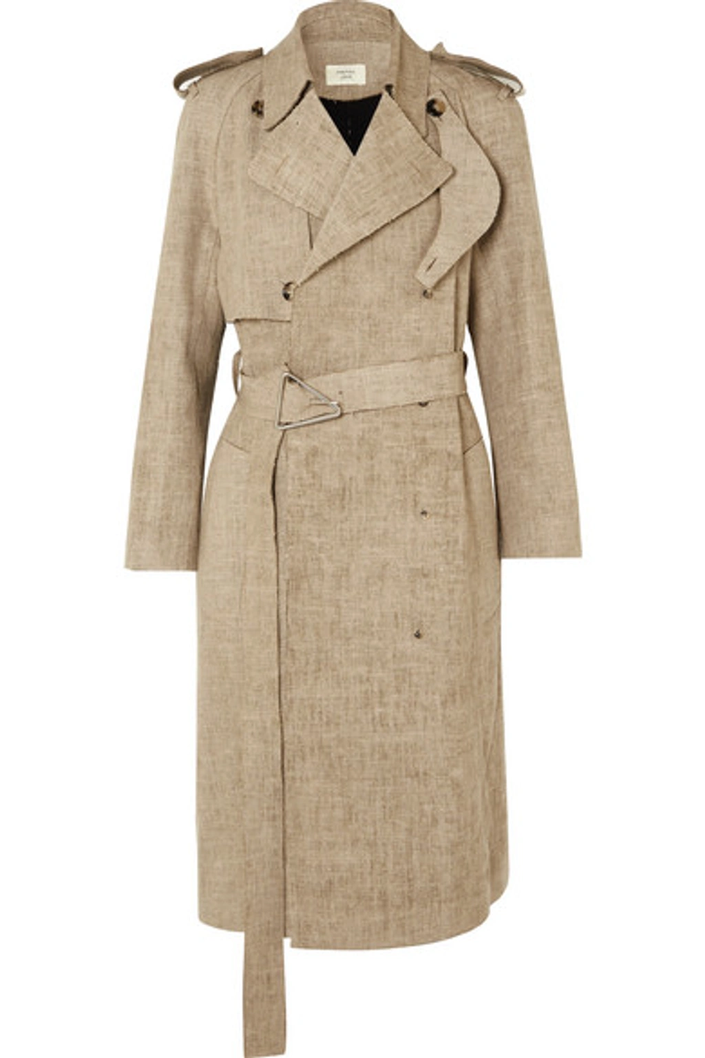 【BOTTEGA VENETA】Belted Trench Coat/追跡可能/全国送料無料 Bottega Veneta Leather Belted Mid Trench Coat - Bergdorf Goodman