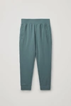 Cos Slim-fit Jogging Trousers In Turquoise