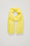 COS LINEN SCARF WITH FRAYED EDGES,0764977001