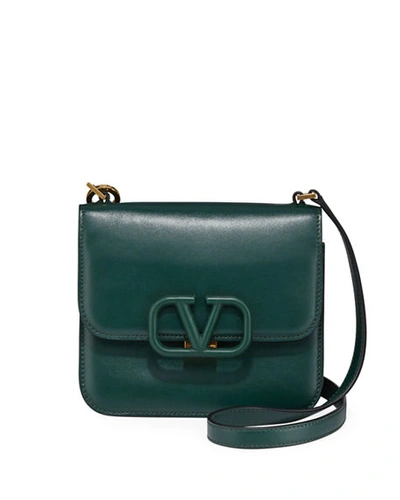 Valentino Garavani Vsling Small Shoulder Bag In Green