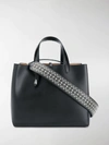 ALAÏA STUDDED STRAP TOTE,9W1G147PBJ4214233088