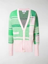 THOM BROWNE 4-BAR OVERSIZED PLAID CARDIGAN,MKC236A0027813519278