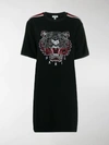 KENZO TIGER EMBROIDERED T-SHIRT DRESS,F962RO0645AC14190175