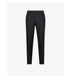 OSCAR JACOBSON SLIM-FIT TAPERED WOOL TROUSERS