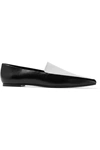 THE ROW MINIMAL TWO-TONE LEATHER LOAFERS