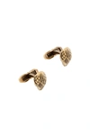 ROBERTO CAVALLI SNAKE HEAD CUFFLINKS,13443067