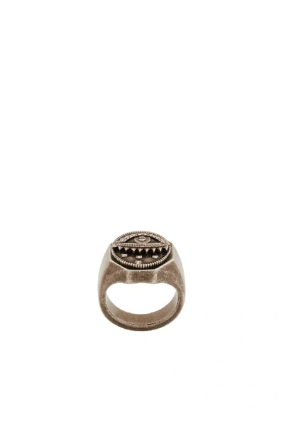 Roberto Cavalli Lucky Eye Symbol Ring In Gold