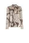 ROBERTO CAVALLI MACRO PYTHON PRINT SHIRT,IQT715SZP6413150812