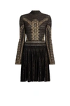 dressing gownRTO CAVALLI HENNA JACQUARD KNIT DRESS,13753517