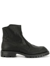 JULIUS ZIPPED ANKLE BOOTS