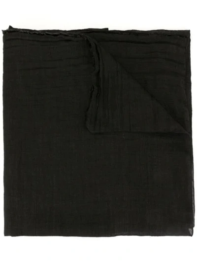 Julius Klassischer Schal In Black