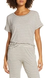 EBERJEY VEGA STRIPE LOUNGE TEE,T1827N