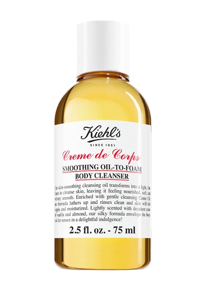Kiehl's Since 1851 Creme De Corps Smoothing Oil To Foam Body Cleanser - 2.5 Fl. Oz. - Travel Size In 75ml