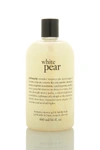 PHILOSOPHY white pear shampoo, shower gel & bubble bath - 16 oz.