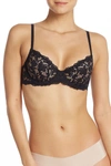 DKNY Classic Lace Underwire Demi Bra (Regular & Plus Size, A-DDD Cups)