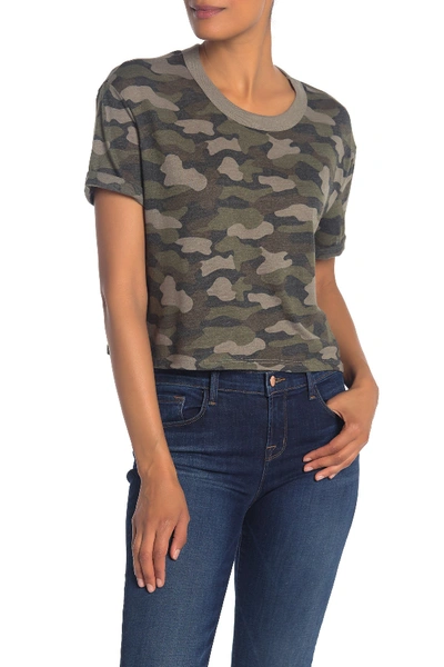 Alternative Cropped Boxy T-shirt In Greenshade