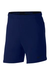 Nike Dri-fit Fleece Training Shorts In Blvoid/black