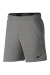 Nike Dri-fit Fleece Training Shorts In 063 D Gr H/black